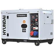 Generator de curent trifazat cu motor diesel Hyundai DHY8600SE-T