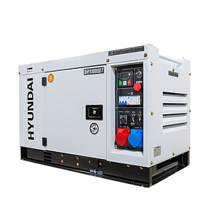 Generator de curent trifazat cu motor diesel Hyundai DHY-10000SE-T