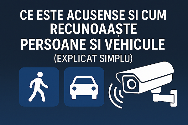 Ce este AcuSense și cum recunoaște persoane/vehicule