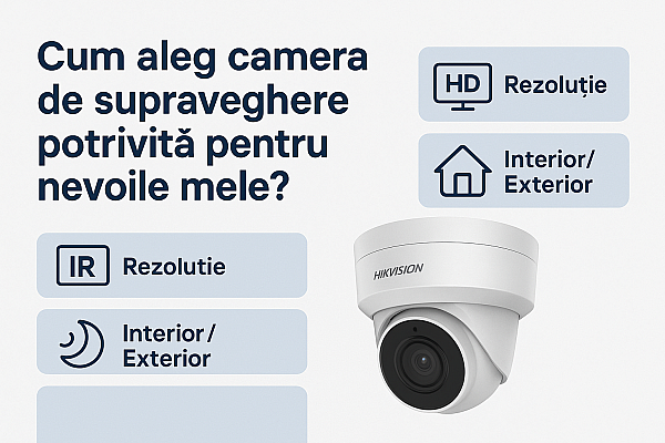 Cum aleg camera de supraveghere potrivită pentru nevoile mele? Ghid complet 2025