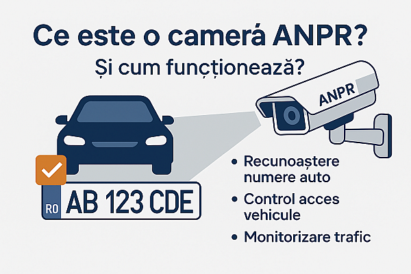 Ce este o cameră ANPR și cum funcționează? Ghid explicat simplu
