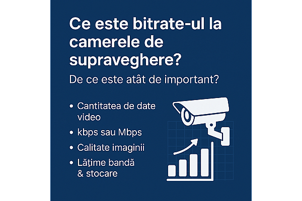 Ce este bitrate-ul la camerele de supraveghere și de ce este atât de important? Ce este bitrate-ul la camerele de supraveghere și de ce este atât de important?