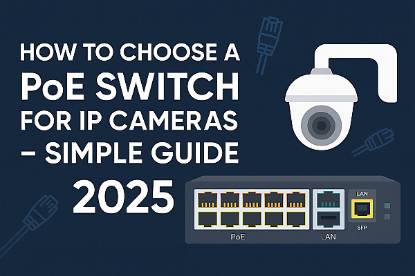 Cum aleg switch PoE pentru camere IP