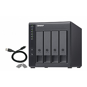QNAP TR-004 Enclosure extern 4 bay USB3 pentru extindere stocare NAS sau PC