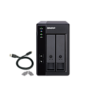 QNAP TR-002 – Enclosure DAS cu 2 Bay-uri, USB-C, RAID Hardware