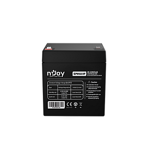 nJoy GP05122F baterie 12 V VRLA AGM 5 Ah pentru UPS/sisteme standby nJoy GP05122F baterie 12 V VRLA AGM 5 Ah pentru UPS/sisteme standby