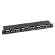 Patch Panel 1U, FTP cat6, 24 porturi RJ45 - ASYTECH Networking ASY-PP-FTP6-24