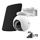 Camera IP Pan&Tilt conectivitate 4G, baterie 10.400 mAh, rezolutie 2K, Audio bidirectional, GPS, SDcard, Panou Solar - EZVIZ CS-EB8-4G-2K-PS(kit)