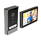 Kit interfon video inteligent EZVIZ, rezolutie 2k, monitor TFT 7 inch, instalare pe 2 fire, RFID, comenzi poarta/usa, SDcard, Wi-Fi, IR CS-HP7-2k