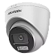 ColorVu, Dual Light - Camera analog 2MP, lentila 2.8mm, IR 40m, WL 40m, TVI/AHD/CVI/CVBS, Mic., IP67 - HIKVISION DS-2CE72DF0T-LFS-2.8mm