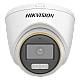 ColorVu, Dual Light - Camera analog 2MP, lentila 2.8mm, IR 40m, WL 40m, TVI/AHD/CVI/CVBS, Mic. - HIKVISION DS-2CE72DF3T-LFS-2.8mm