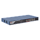 Switch 16 porturi PoE 100Mbps, 2 port uplink Gigabit, SMART Management - HIKVISION DS-3E1318P-EI