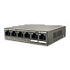 Switch 4 porturi Gigabit PoE+, 2 porturi RJ45 Gigabit, 58W, Management - IP-COM G2206P-4-63W