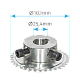 Pinion 24 dinti, pentru motoarele portilor sectionale - MOTORLINE PDP24