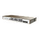 Switch 24 porturi Gigabit, 4 porturi SFP Gigabit, 1 port RJ45 consola, Management, 1U - IP-COM PRO-S24