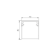 Canal cablu perforat 40x40 mm, cu capac, 2m - DLX PVCP-407-40