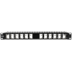 Patch Panel ecranat 24 porturi blank keystone inclinate 1U - TRENDnet TC-KP24SA