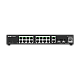 Switch 16 porturi PoE+, 2 porturi GE, 2 porturi SFP, Gigabit, Cloud Management - Ruijie RG-ES220GS-P