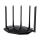 Router Wi-Fi 6, DualBand 2.4Ghz/5GHz, 300+1201Mbps, 5x6dBi, 4 porturi Gigabit - TENDA TND-RX2-PRO