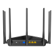 Router Wi-Fi 6e, AX5700 TriBand 2.4/5GHz/6GHz, 861+2402+2402 Mbps, 5x6dBi, 4 x Gigabit - TENDA TND-RX27-PRO