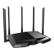 Router Wi-Fi 6e, AX5700 TriBand 2.4/5GHz/6GHz, 861+2402+2402 Mbps,  5x6dBi, 4 x Gigabit - TENDA TND-TX27-PRO
