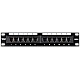 Patch Panel 12 porturi RJ45 UTP 10, Cat6 - TRENDnet TC-P12C6