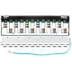 Patch Panel 12 porturi RJ45 UTP, Cat6a, Ecranat, 0.5U - TRENDnet TC-P12C6AS