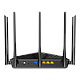 Router Wi-Fi 6e, AX5700 TriBand 2.4/5GHz/6GHz, 861+2402+2402 Mbps, 5x6dBi, 4 x Gigabit - TENDA TND-RX27-PRO