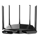 Router Wi-Fi 6e, AX5700 TriBand 2.4/5GHz/6GHz, 861+2402+2402 Mbps, 5x6dBi, 4 x Gigabit - TENDA TND-RX27-PRO