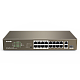 Switch 16 porturi PoE 10/100 Mbps, 2 port RJ45 Gigabit, 1 port SFP Gigabit - TENDA TND-TEF1118P-16-150W-V30