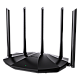 Router Wi-Fi 6, DualBand 2.4Ghz/5GHz, 300+1201Mbps, 5x6dBi, 4 porturi Gigabit - TENDA TND-TX2-PRO