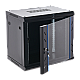 Rack perete 12U 19 600x450, negru, seria economica - ASYTECH Networking ASY-12U-6045WL
