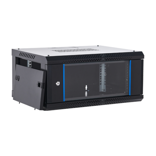 Rack perete 4U 19 600x450, negru, seria economica - ASYTECH Networking ASY-4U-6045WL