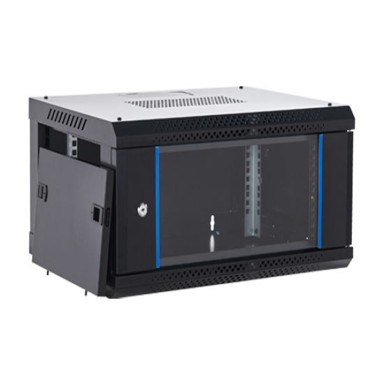Rack perete 6U 19 600x450, negru, seria economica - ASYTECH Networking ASY-6U-6045WL