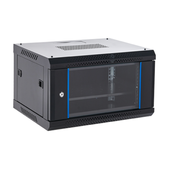 Rack perete 6U 19 600x450, negru, seria economica - ASYTECH Networking ASY-6U-6045WL