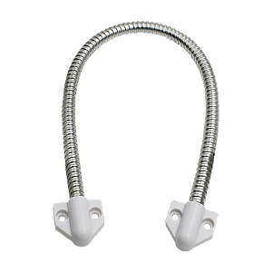 Set legatura flexibila din inox, capete din plastic vopsit alb,  400 x 6 mm CSL-400-2