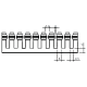 PVCP-257-40 | DLX | Canal cablu perforat 25x40 mm, cu capac, 2m - DLX PVCP-257-40 Canal cablu perforat 25x40 mm, cu capac, 2m - DLX PVCP-257-40