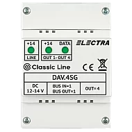 Doza derivatie video DAV.4SG Classic 4 iesiri - ELECTRA DAV.4SG