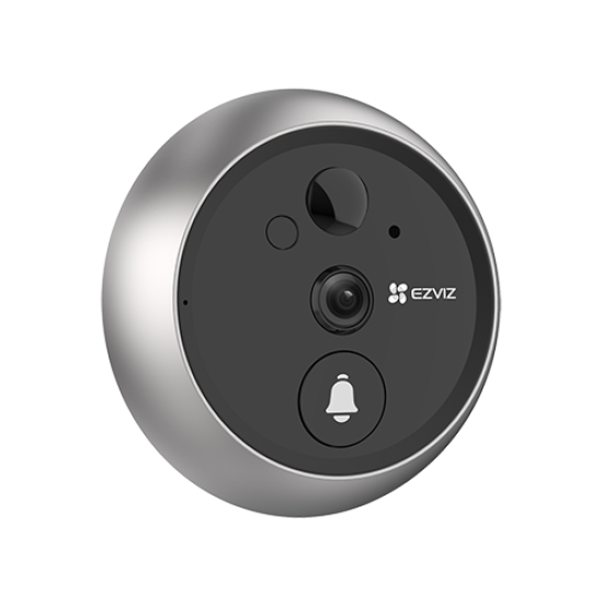 Vizor electronic 2K, IR 5m, Ecran tactil 4.3, audio bidirectional, Wi-Fi - EZVIZ CS-DP2-2K(TS)