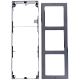 Rama montaj aparent, 3 module, pentru Interfon modular - HIKVISION DS-KD-ACW3