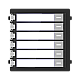 DS-KD-KK | HIKVISION | Modul extensie afisaj 6 familii pentru Interfon modular - HIKVISION DS-KD-KK Modul extensie afisaj 6 familii pentru Interfon modular - HIKVISION DS-KD-KK