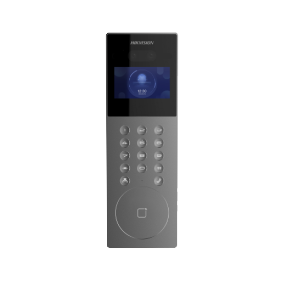 DS-KD9203-E6 | HIKVISION | Panou exterior videointerfon TCP/IP pentru blocuri si spatii birouri, control acces integrat card si DETECTIE FACIALA - HIKVISION DS-KD9203-E6 Panou exterior videointerfon TCP/IP pentru blocuri si spatii birouri, control acces integrat card si DETECTIE FACIALA - HIKVISION DS-KD9203-E6