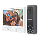 Kit videointerfon analogic, ecran 7, conectare 4 fire pentru 1 familie, IR - HIKVISION DS-KIS212