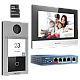 KIT videointerfon pentru o familie, Wi-Fi 2.4Ghz, monitor 7 inch - HIKVISION DS-KIS604-S