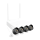 Kit NVR Wi-Fi si 4 camere WiFi de exterior, 3MP, Audio, Alarma  - TENDA TND-K4W-3TC