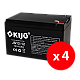 JS12-12-BAX | KIJO | Cutie 4 acumulatori JS12-12 - KIJO JS12-12-BAX Cutie 4 acumulatori JS12-12 - KIJO JS12-12-BAX