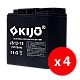 JS12-18-BAX | KIJO | Cutie 4 acumulatori JS12-18 - KIJO JS12-18-BAX Cutie 4 acumulatori JS12-18 - KIJO JS12-18-BAX