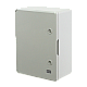 PP3004 | Plastim | Cutie distributie IP65 din ABS gri, usa mata, placa metalica, 300x400x170 mm PP3004 Cutie distributie IP65 din ABS gri, usa mata, placa metalica, 300x400x170 mm PP3004