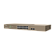 Switch 16 porturi PoE Gigabit, 2 porturi SFP Gigabit, Cloud Management - IP-COM G3318P-16-250W