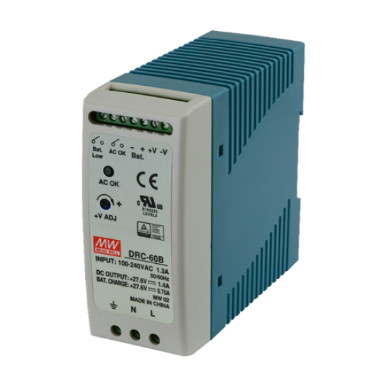 DRC-60B | MeanWell | Sursa de alimentare in comutatie, 27.6V / 1.4A + 0.75A, sina DIN, backup - MEAN WELL DRC-60B Sursa de alimentare in comutatie, 27.6V / 1.4A + 0.75A, sina DIN, backup - MEAN WELL DRC-60B